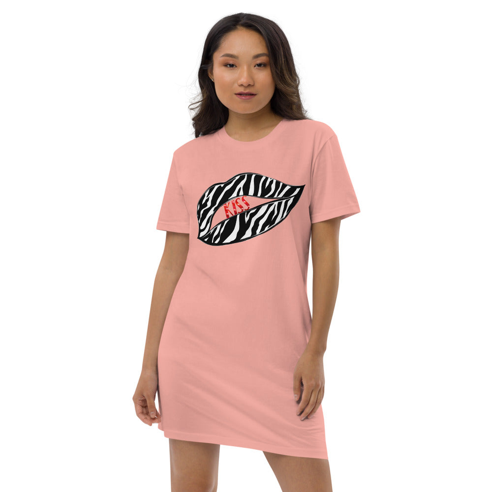 'Kiss' Organic Cotton T-shirt Dress