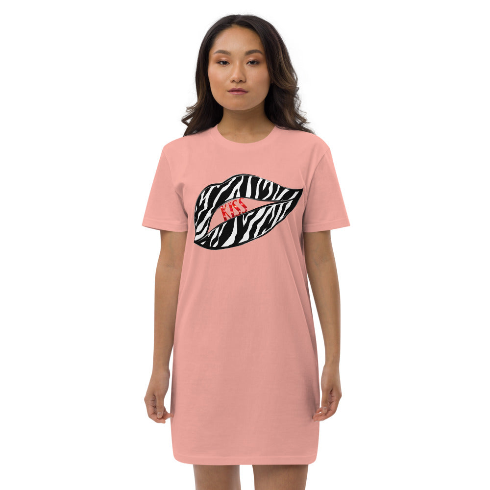 'Kiss' Organic Cotton T-shirt Dress