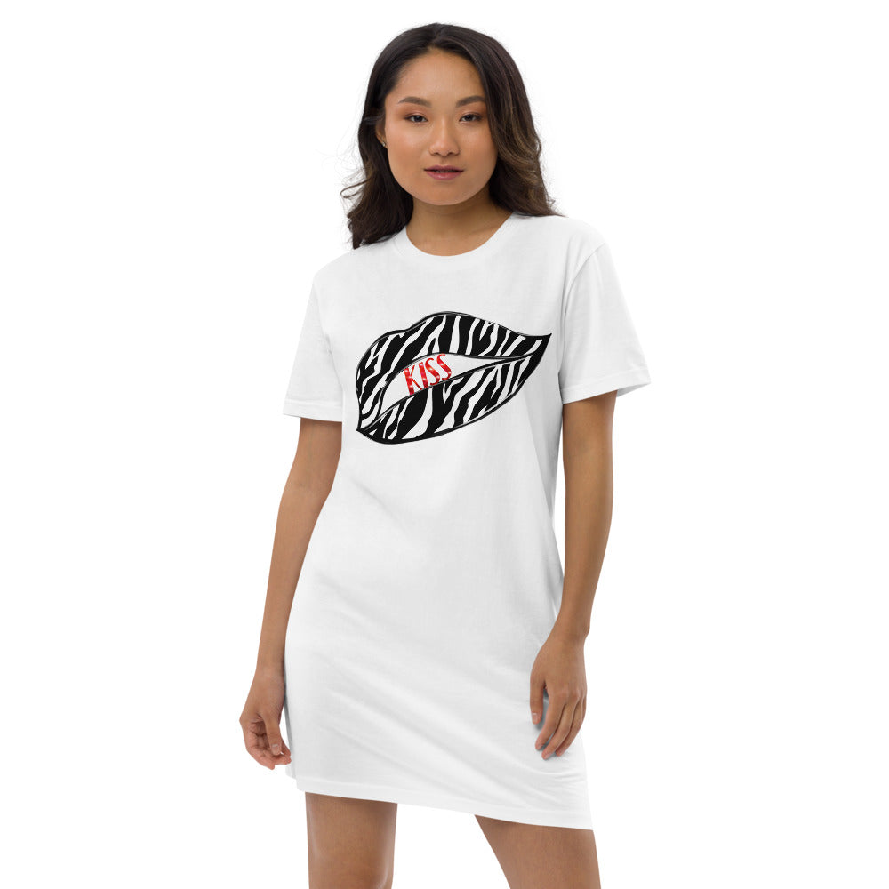 'Kiss' Organic Cotton T-shirt Dress