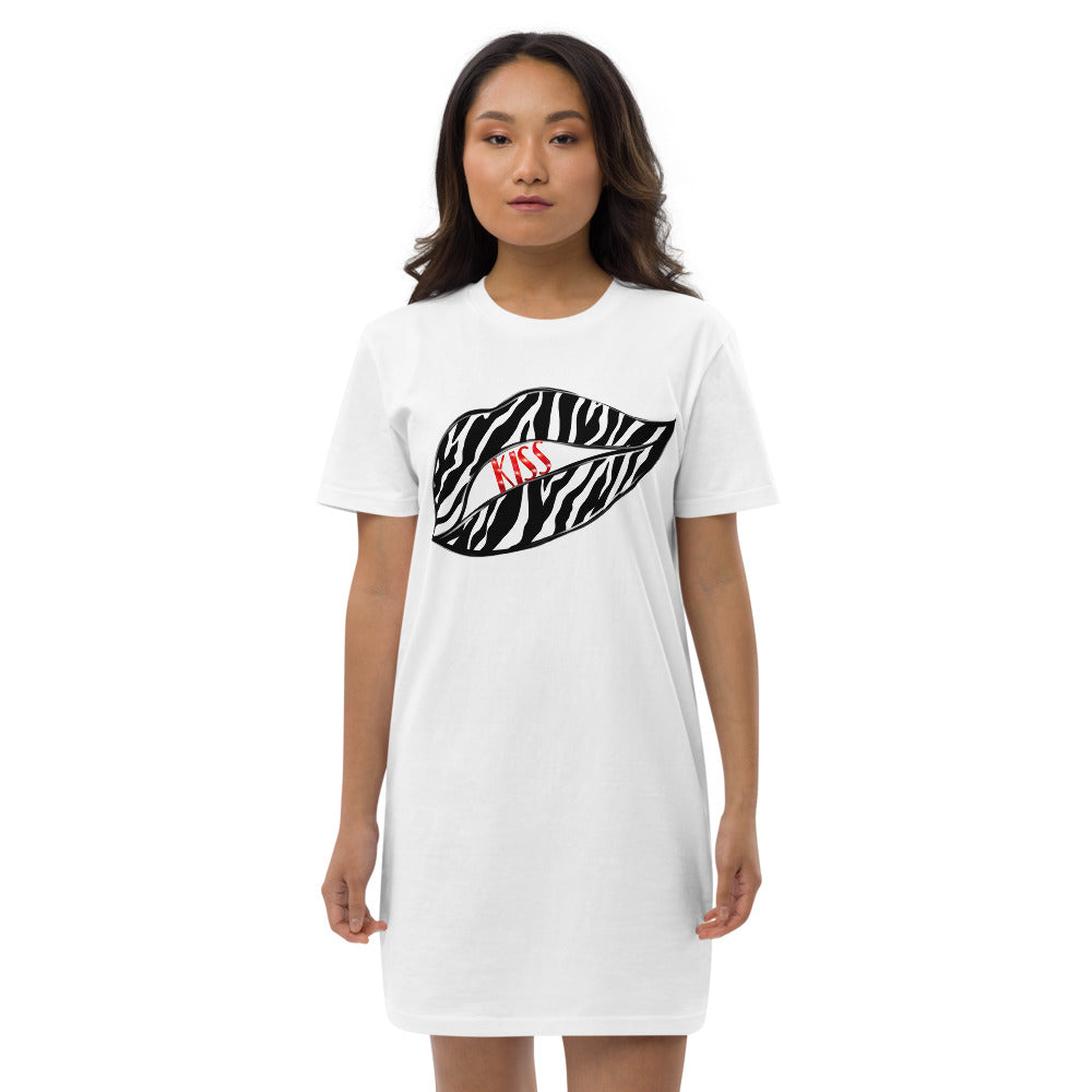 'Kiss' Organic Cotton T-shirt Dress