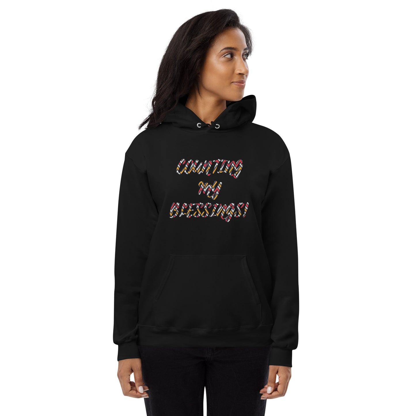 'Counting my Blessings' Fleece Hoodie