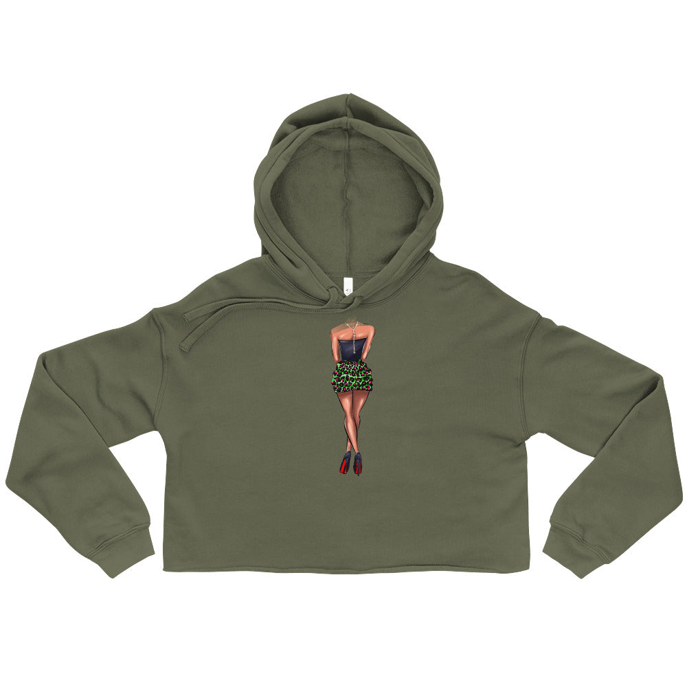 'Silhouette' Crop Hoodie